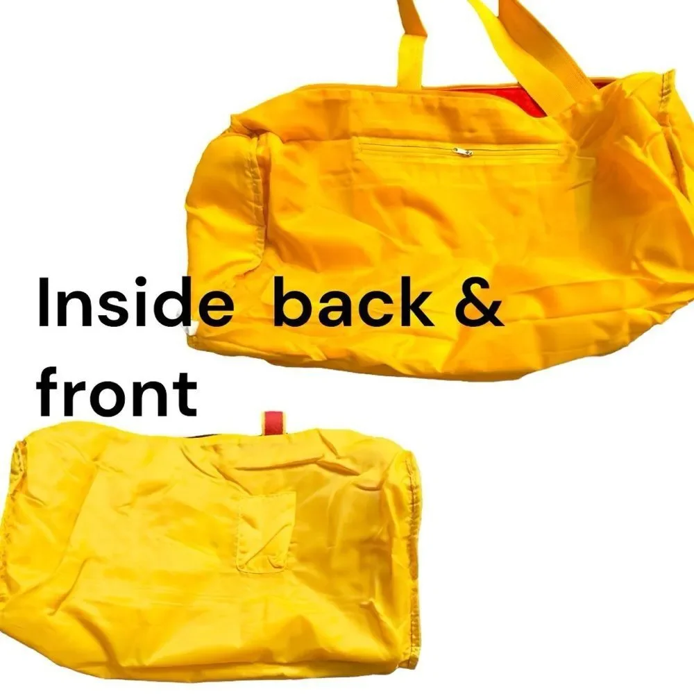 Alan Stuart Iowa State Cyclones Red Duffel Bag with Yellow Accents